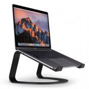 Twelve South Curve för MacBook, mattsvart | bordsstativ för Apple notebooks
