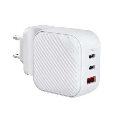 UNIQ Gan USB-C Snabb väggladdare 66W Verge Pro - Vit
