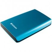 Verbatim extern hårddisk, 1TB, 2,5"", USB 3.0, blå