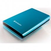 Verbatim extern hårddisk, 500GB, 2,5"", USB 3,0, blå