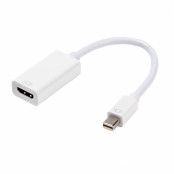 Vivanco Dataadapter Mini DisplayPort hane/HDMI hona 0.1m - Vit