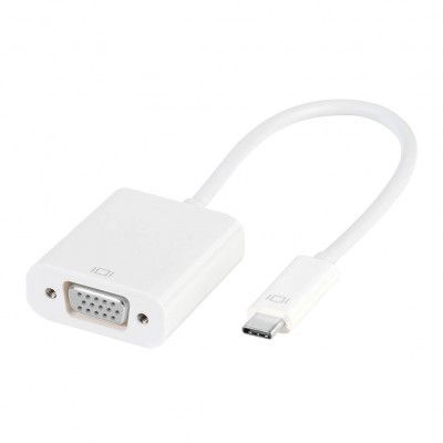 Vivanco USB-C VGA Adapter 0,15m - Vit