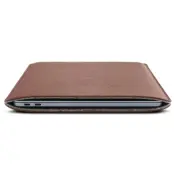 Woolnut Leather Sleeve (Macbook Pro 14") - Grön