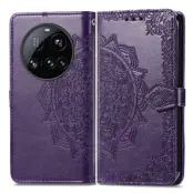 Xiaomi 15 Ultra Plånboksfodral Mandala Flower Läder - Lila
