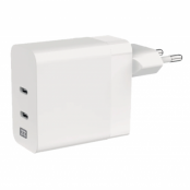 XtremeMac Power Väggladdare 60w 2xUSB-C - Vit