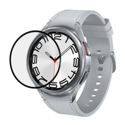 [1-PACK] Galaxy Watch 6 Classic (47mm) Härdat Glas Skärmskydd - Svart