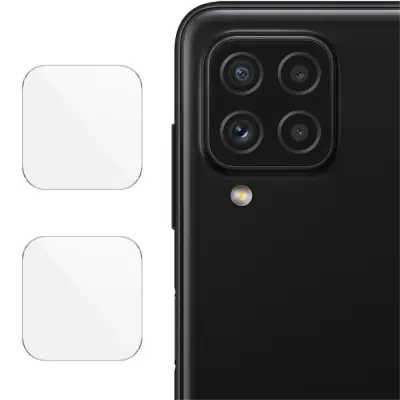 [2-PACK] Kameralinsskydd i Härdat Glas Samsung Galaxy A22 4G - Clear