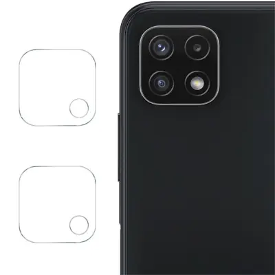 [2-PACK] Kameralinsskydd i Härdat Glas Samsung Galaxy A22 5G - Clear