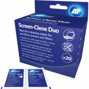 AF Screen-Clene Duo - Cleaning Wipes 20 + 20 st