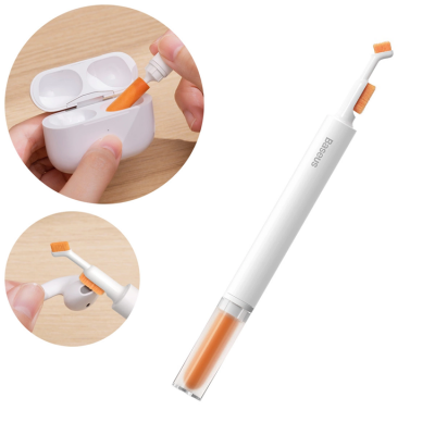 Baseus rengöringsborste för hörlurar - Vit