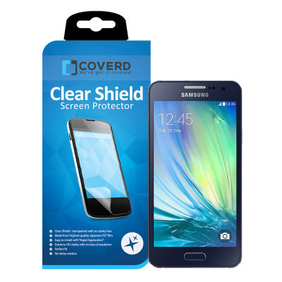 CoveredGear Clear Shield skärmskydd till Samsung Galaxy A3