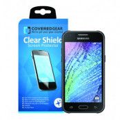 CoveredGear Clear Shield skärmskydd till Samsung Galaxy J1
