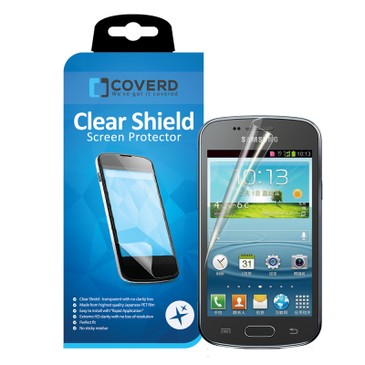 CoveredGear Clear Shield skärmskydd till Samsung Galaxy Trend
