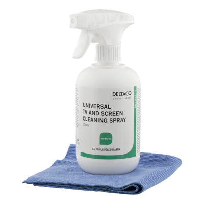 DELTACO Skärmrengöring för alla typer av skärmar, 500ml