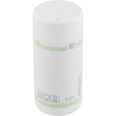 DELTACO våtservetter, för rengöring av bildskärmar