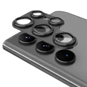 ENKAY Galaxy S23 Ultra Kameralinsskydd i Härdat glas - Svart
