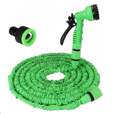 Flexibel Trädgårdsslang Förlängbar med Munstycke 2.5 - 7.5 m