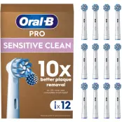 Oral B Borsthuvud Sensitive Clean 12st - Vit