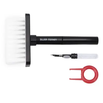 Silver Monkey 3in1 Rengöringssats för Tangentbord och Hörlurar