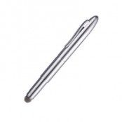 Akasa 2 in 1 Stylus Pen, pekpenna för touchskärmar, silver