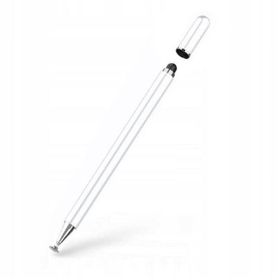 Tech-Protect Charm Stylus Penna - Silver/Vit