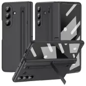Galaxy Z Fold 7 Mobilskal Kickstand med Stylus och Härdat Glas