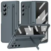 Galaxy Z Fold 7 Mobilskal Kickstand med Stylus och Härdat Glas