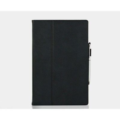 Stand flip Väska till Sony Xperia Tablet Z (Svart) + Stylus