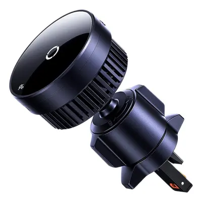 Baseus Bilhållare Med Qi2 Trådlös Laddare 15W MagPro - Svart