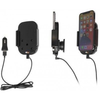 Brodit Aktiv Qi-hållare med cigg-kontakt 718235 (iPhone 12/12 Pro)