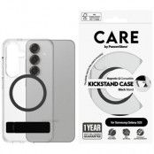 CARE By PanzerGlass Galaxy S25 Mobilskal MagSafe QI Kickstand - Svart