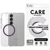 CARE By PanzerGlass Galaxy S25 Mobilskal MagSafe QI Urban Combat - Lila