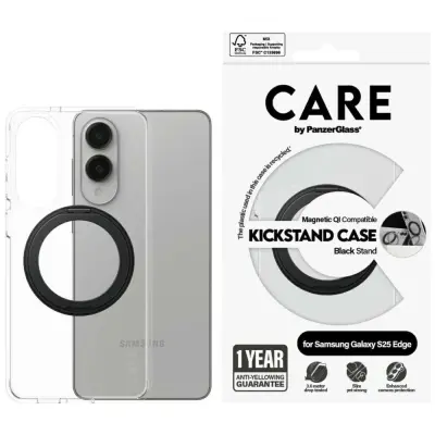 CARE PanzerGlass Galaxy S25 Edge Mobilskal MagSafe Kickstand&QI