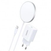 Choetech Magsafe Kit Magnetic Wireless Qi & 20W AC Charger - Vit