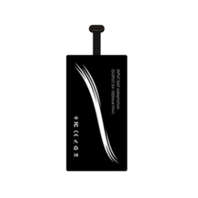 DELTACO Qi Adapter för trådlös laddning - USB-C