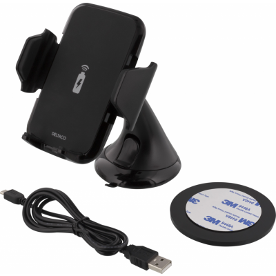 Deltaco Qi Charging Car Mount (iPhone)