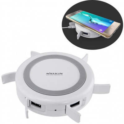 Nillkin Hermit Qi + 4 USB-port Charger