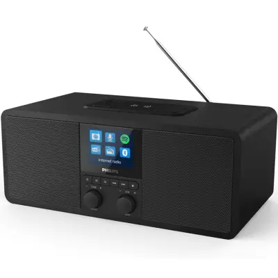 Philips Internet radio med Stereo-ljud, Bluetooth, Spotify Connect.