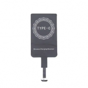 Qi Adapter för trådlös laddning (USB-C) - Svart