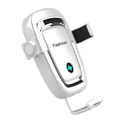 Qi Bilhållare till Luftventil med 15W Trådlös Laddning S19 - Vit