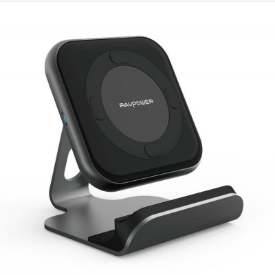 RAVPower Trådlös Qi-laddare Med Ställ