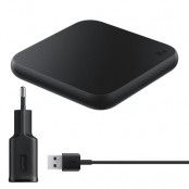 Samsung Duo Pad Trådlös Laddare Qi 9W Väggreseadapter - Svart