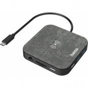 Trasig förpackning: Hama USB-C Multiport Hubb med Qi-laddning