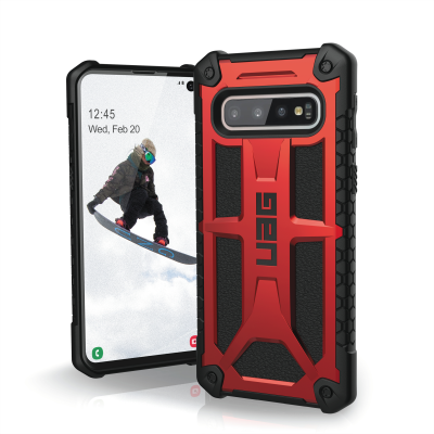 UAG Monarch Skal till Samsung Galaxy S10 - Crimson