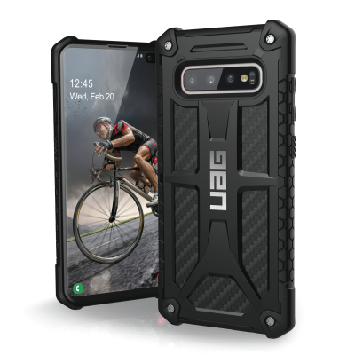 UAG Monarch Skal till Samsung Galaxy S10 Plus - Carbon Fiber