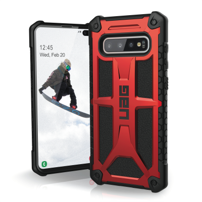 UAG Monarch Skal till Samsung Galaxy S10 Plus - Crimson