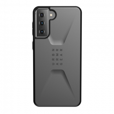 UAG Samsung Galaxy S21 Plus Civil-Fodral Silver