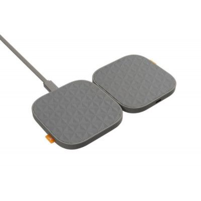 Xtorm Trådlös Qi Snabbladdare Duo 2x15W - Grå
