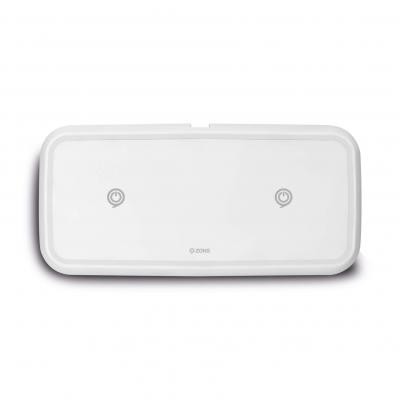 ZENS Dual Laddare QI Trådlös 220V-sladd 10W - Vit